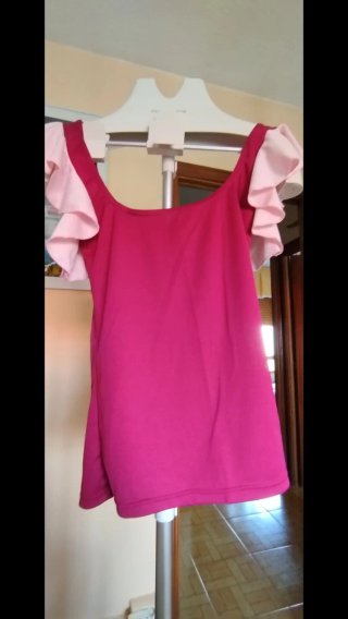 Conjunto Sevillana rosa (dos tonos)