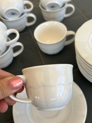 Set 10 tazzine caffè in porcellana