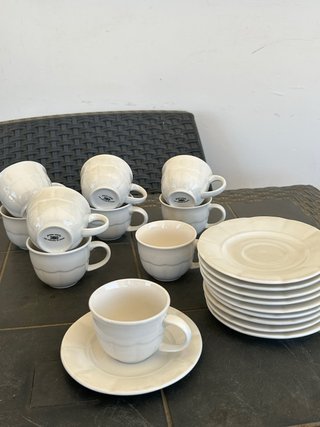 Set 10 tazzine caffè in porcellana