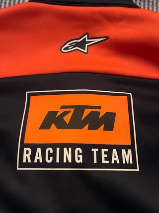 Sudadera KTM Racing Team Negra y Naranja