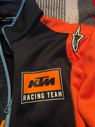 Sudadera KTM Racing Team Negra y Naranja