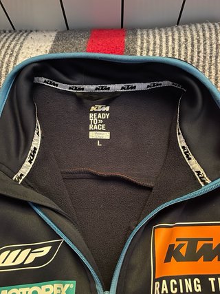 Sudadera KTM Racing Team Negra y Naranja