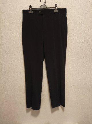 Pantalones de vestir negros para hombre