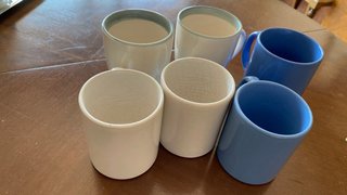 Juego de 6 tazas de cerámica