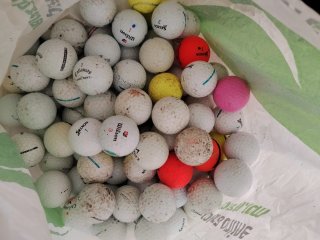 Lote Pelotas Golf + 500 Unidades Variadas