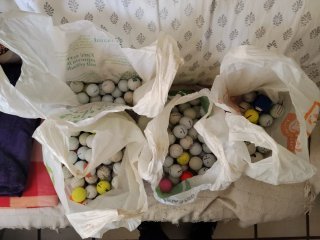 Lote Pelotas Golf + 500 Unidades Variadas