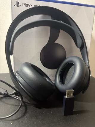 Cuffie Nere PlayStation PS5 con Scatola