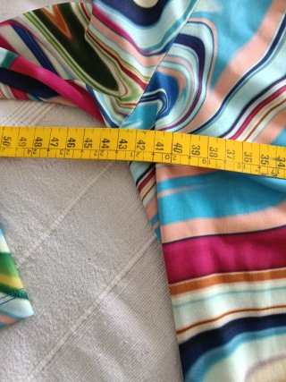 Vestido Bershka estampado multicolor T.XS/S