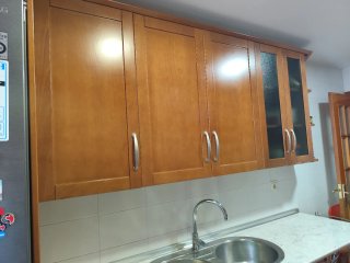 Muebles de cocina madera y metal