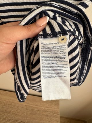 Camiseta Tommy Hilfiger Rayas Talla S