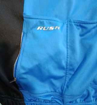 Felpa Ciclismo Blu/Nero/Bianco