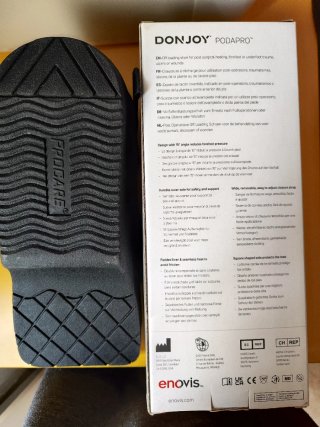 Zapato Ortopédico DONJOY Talón Invertido Negro