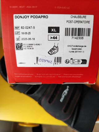 Zapato Ortopédico DONJOY Talón Invertido Negro