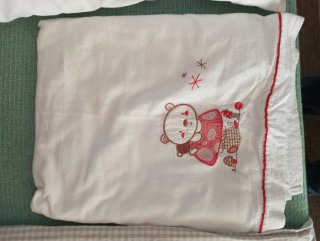 Copripiumino e federa a quadri per culla