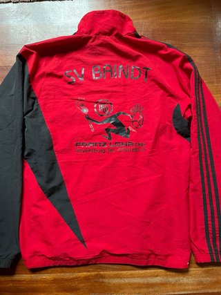 Chaqueta Adidas Roja y Negra
