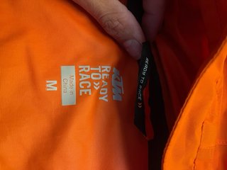 Cortavientos KTM Negro/Naranja