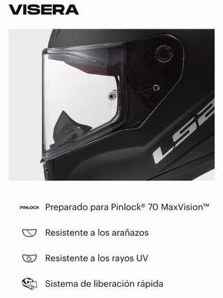 Casco Moto LS2 FF353 Rapid II Negro Talla XL