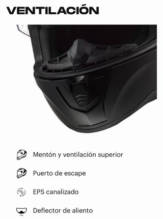 Casco Moto LS2 FF353 Rapid II Negro Talla XL