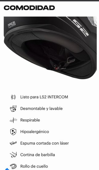 Casco Moto LS2 FF353 Rapid II Negro Talla XL