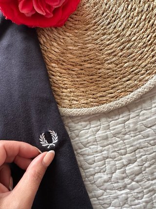 Camiseta Fred Perry Negra Talla M