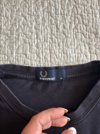 Camiseta Fred Perry Negra Talla M
