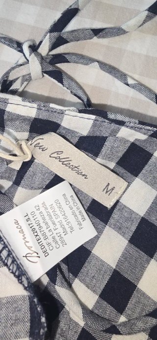 Top cuadros vichy tirantes espalda ajustable