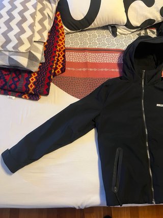 Giacca Hollister nera con cappuccio