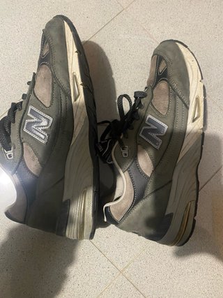 New Balance 991 Grigio/Verde