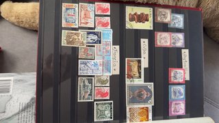 Colección de sellos y álbum