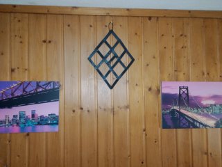Decoración de pared minimalista geométrica