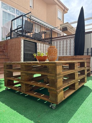 NUEVO Conjunto Terraza Palets Madera