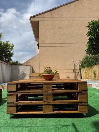 NUEVO Conjunto Terraza Palets Madera