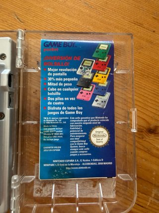 Nintendo Game Boy Pocket Plata