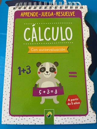 Libro de cálculo para niños