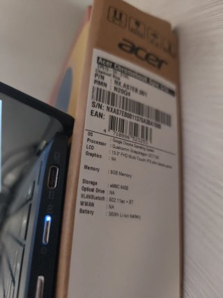 Chromebook Acer Spin 513 Azul/Plata