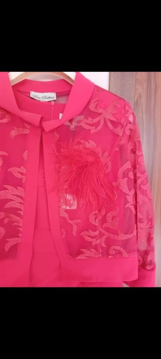 Abito da cerimonia rosa/rosso