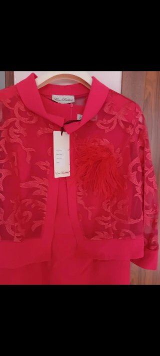 Abito da cerimonia rosa/rosso