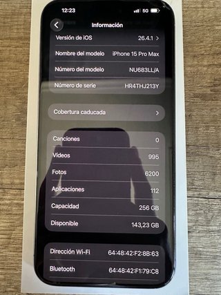 iPhone 15 Pro Max Gris