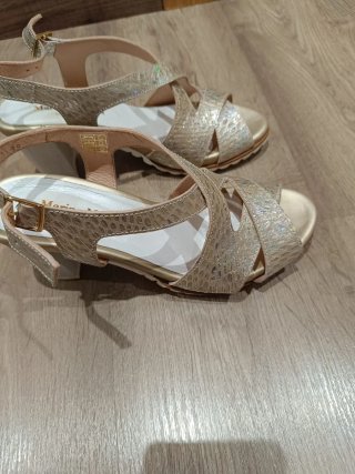 Sandalias Marina Malizia Oro y Plata