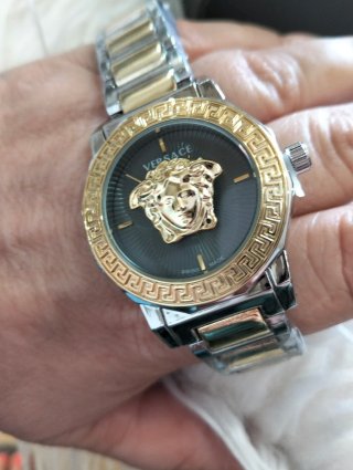 Reloj Versace Hombre Oro y Plata