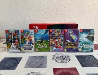 Nintendo Switch 1 Gen ( Completa ) + 6 Juegos