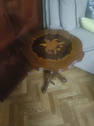 Mesita auxiliar madera maciza