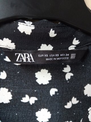Vestido Zara juvenil estampado floral