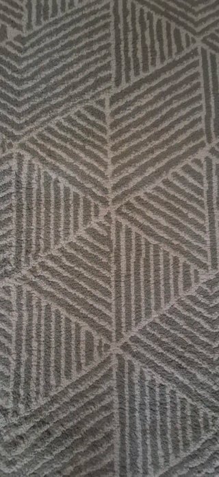 Alfombra Ikea Geométrica Gris/Verde
