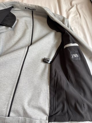 Americana Zara Gris Hombre