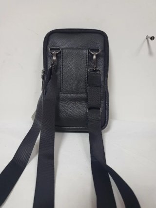 Borsa tracolla uomo pelle nerain vera pelle