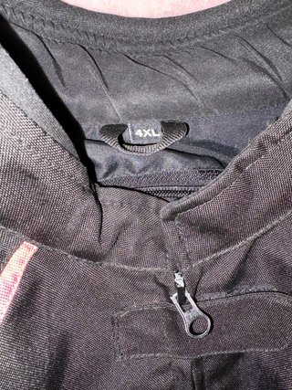 Chaqueta RTECH Moto Negra y Rosa con Protecciones