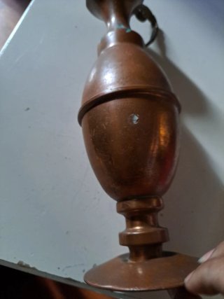 Jarrón pequeño de cobre