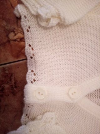 Rebeca perlé 3 meses y leotardos calados talla 0