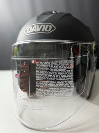 Casco Moto DAVID 021 Negro
